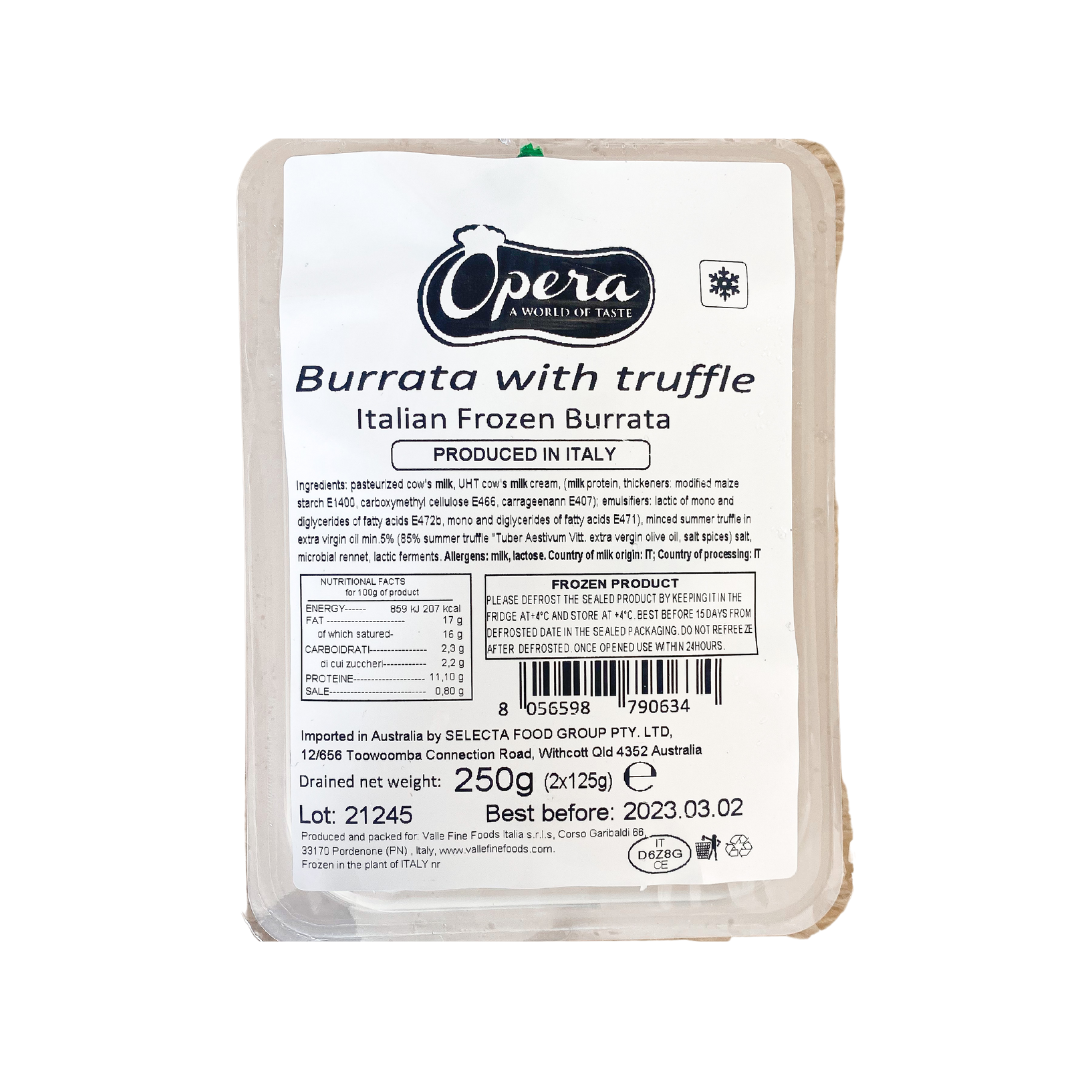 Burratina Cheese with Truffle 5 x 50g